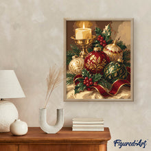 Afbeelding in Gallery-weergave laden, Schilderen op Nummer - Feestelijke kerstdecoraties