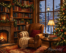 Afbeelding in Gallery-weergave laden, Schilderen op Nummer - Kerst bij de open haard