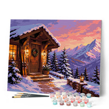 Afbeelding in Gallery-weergave laden, Schilderen op Nummer - Gezellige winterhut