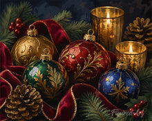 Afbeelding in Gallery-weergave laden, Schilderen op Nummer - Kerstballen 1