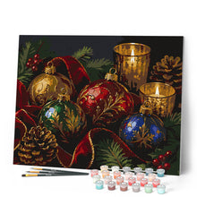 Afbeelding in Gallery-weergave laden, Schilderen op Nummer - Kerstballen 1