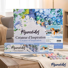 Afbeelding in Gallery-weergave laden, Schilderen op Nummer - Beagle in de sneeuw