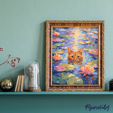 Afbeelding in Gallery-weergave laden, Schilderen op Nummer - Tussen waterlelies
