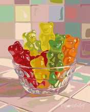 Afbeelding in Gallery-weergave laden, Schilderen op Nummer - Gummy lekkernijen