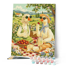 Afbeelding in Gallery-weergave laden, Schilderen op Nummer - Picknick van de Eenden