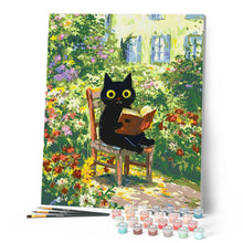 Afbeelding in Gallery-weergave laden, Schilderen op Nummer - Lezer in de Tuin van Monet