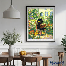 Afbeelding in Gallery-weergave laden, Schilderen op Nummer - Lezer in de Tuin van Monet