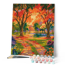 Afbeelding in Gallery-weergave laden, Schilderen op Nummer - Betoverd herfstpad