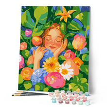 Afbeelding in Gallery-weergave laden, Schilderen op Nummer - Bloemenkind