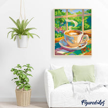 Afbeelding in Gallery-weergave laden, Schilderen op Nummer - Koffie en zonneschijn