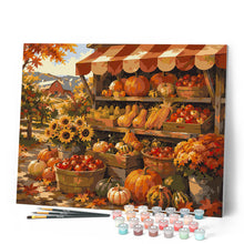 Afbeelding in Gallery-weergave laden, Schilderen op Nummer - Rustieke Herfstmarkt