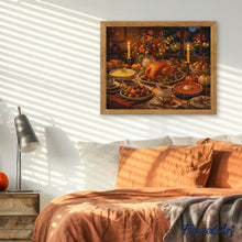 Afbeelding in Gallery-weergave laden, Schilderen op Nummer - Thanksgiving Tafel bij Kaarslicht