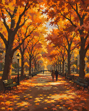 Afbeelding in Gallery-weergave laden, Schilderen op Nummer - Literaire Wandeling in Central Park in de Herfst