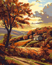 Afbeelding in Gallery-weergave laden, Schilderen op Nummer - Herfstlandschap 1