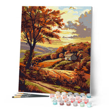 Afbeelding in Gallery-weergave laden, Schilderen op Nummer - Herfstlandschap 1