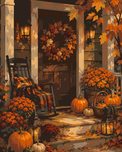 Afbeelding in Gallery-weergave laden, Schilderen op Nummer - Gezellige Herfstveranda