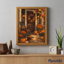 Afbeelding in Gallery-weergave laden, Schilderen op Nummer - Gezellige Herfstveranda
