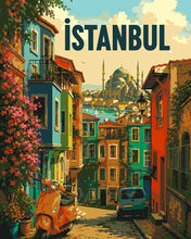 Afbeelding in Gallery-weergave laden, Schilderen op Nummer - Reisposter Istanbul