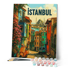 Afbeelding in Gallery-weergave laden, Schilderen op Nummer - Reisposter Istanbul