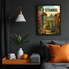 Afbeelding in Gallery-weergave laden, Schilderen op Nummer - Reisposter Istanbul
