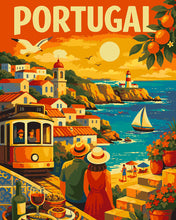 Afbeelding in Gallery-weergave laden, Schilderen op Nummer - Reisposter Portugal