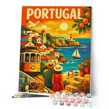 Afbeelding in Gallery-weergave laden, Schilderen op Nummer - Reisposter Portugal