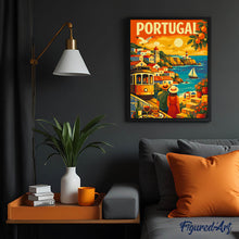 Afbeelding in Gallery-weergave laden, Schilderen op Nummer - Reisposter Portugal