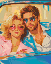 Afbeelding in Gallery-weergave laden, Schilderen op Nummer - Vintage liefde tijdens een roadtrip