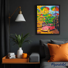 Afbeelding in Gallery-weergave laden, Schilderen op Nummer - Balat, Istanbul - De parapluestraat