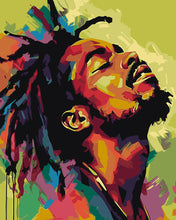 Afbeelding in Gallery-weergave laden, Schilderen op Nummer - Reggae-man - Abstracte streetart