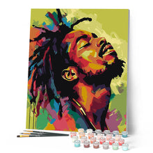 Afbeelding in Gallery-weergave laden, Schilderen op Nummer - Reggae-man - Abstracte streetart