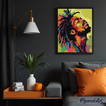 Afbeelding in Gallery-weergave laden, Schilderen op Nummer - Reggae-man - Abstracte streetart