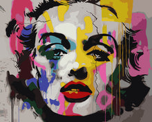 Afbeelding in Gallery-weergave laden, Schilderen op Nummer - Popart-graffit portret