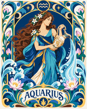 Afbeelding in Gallery-weergave laden, Schilderen op Nummer - Art Nouveau Sterrenbeeld Waterman