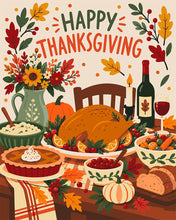 Afbeelding in Gallery-weergave laden, Schilderen op Nummer - Fijne Thanksgiving