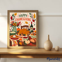 Afbeelding in Gallery-weergave laden, Schilderen op Nummer - Fijne Thanksgiving