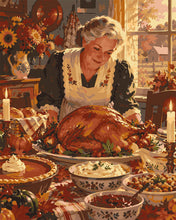 Afbeelding in Gallery-weergave laden, Schilderen op Nummer - Thanksgiving bij Oma