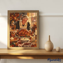 Afbeelding in Gallery-weergave laden, Schilderen op Nummer - Thanksgiving bij Oma