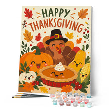 Afbeelding in Gallery-weergave laden, Schilderen op Nummer - Thanksgiving-Vrienden