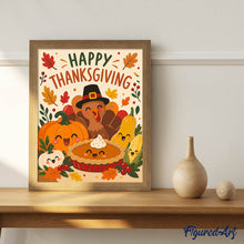 Afbeelding in Gallery-weergave laden, Schilderen op Nummer - Thanksgiving-Vrienden
