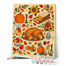 Afbeelding in Gallery-weergave laden, Schilderen op Nummer - Thanksgiving-Schatten