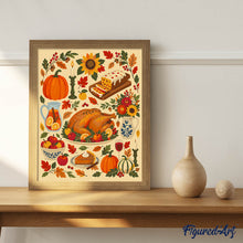 Afbeelding in Gallery-weergave laden, Schilderen op Nummer - Thanksgiving-Schatten