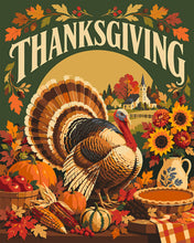 Afbeelding in Gallery-weergave laden, Schilderen op Nummer - Thanksgiving-Kalkoen