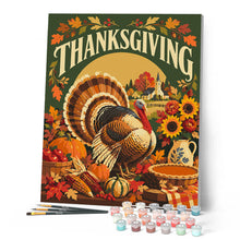 Afbeelding in Gallery-weergave laden, Schilderen op Nummer - Thanksgiving-Kalkoen