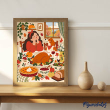 Afbeelding in Gallery-weergave laden, Schilderen op Nummer - Thanksgiving met mijn Beste Vriend