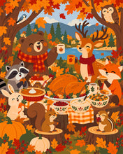 Afbeelding in Gallery-weergave laden, Schilderen op Nummer - Bosvrienden voor Thanksgiving