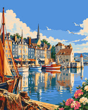 Afbeelding in Gallery-weergave laden, Schilderen op Nummer - Haven van Honfleur, Normandië