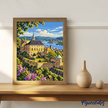 Afbeelding in Gallery-weergave laden, Schilderen op Nummer - Fort Akershus, Oslo, Noorwegen