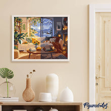 Afbeelding in Gallery-weergave laden, Schilderen op Nummer - Van Zomer tot Winter in de Woonkamer