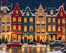 Afbeelding in Gallery-weergave laden, Schilderen op Nummer - Kerststraat
